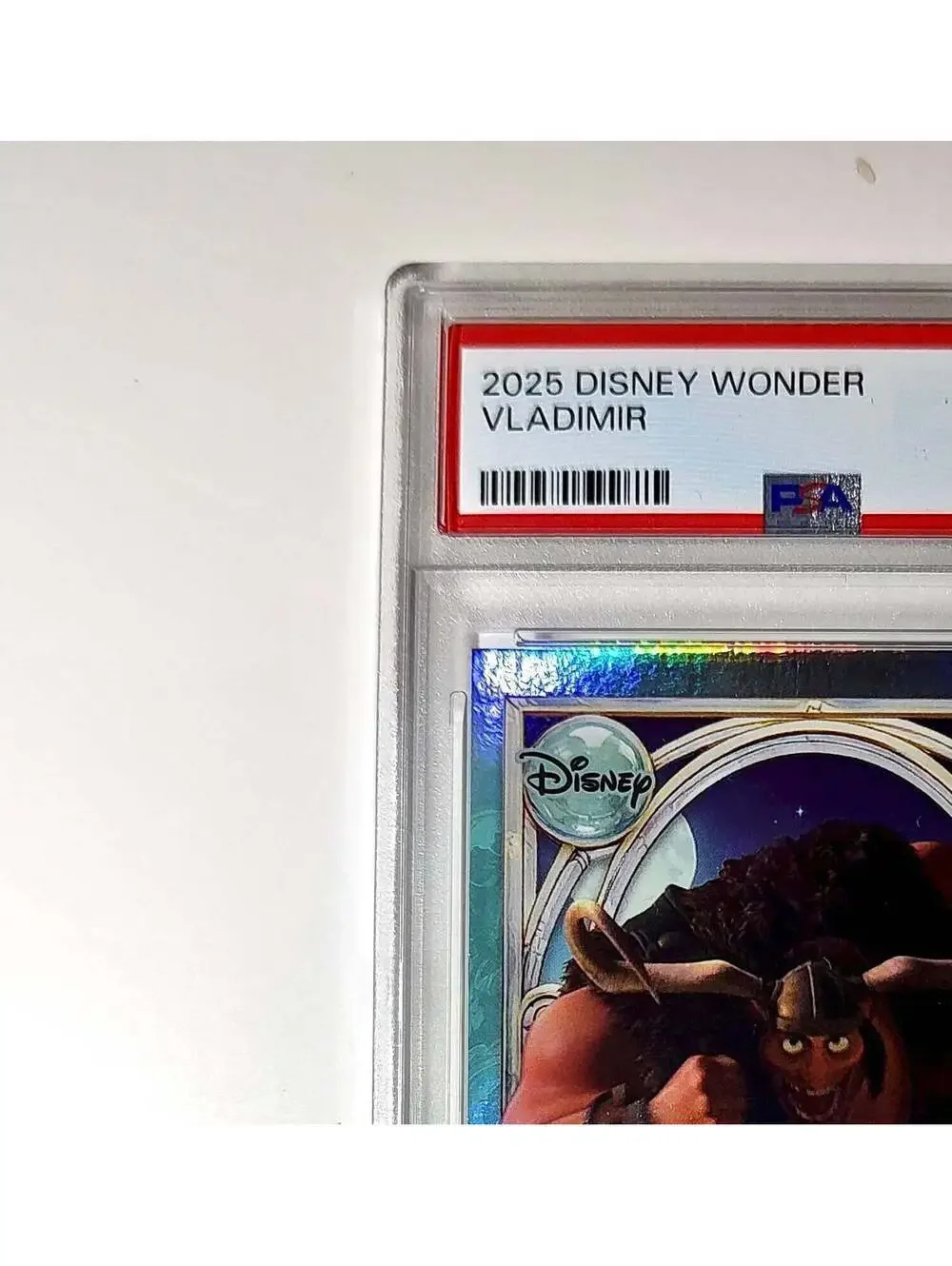 Vladimir 2025 Topps Disney Wonder #144 Diamond Card Tangled PSA 7